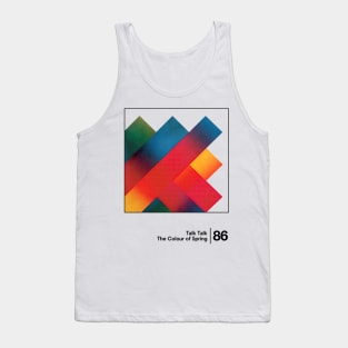 The Colour of Spring / Minimal Style Graphic Artwork Design Tank Top